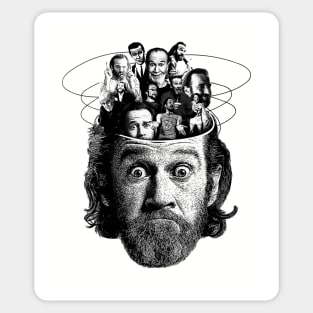 george carlin Sticker